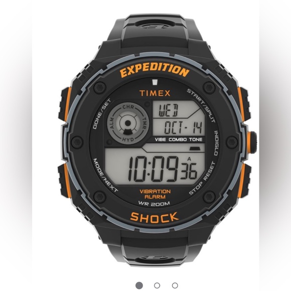 Timex Men's Expedition Shock XL Vibrating Alarm 50mm Watch New without Box - Picture 1 of 3